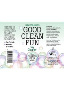 Good Clean Fun Toy Cleaning Spray Eucalyptus 2oz