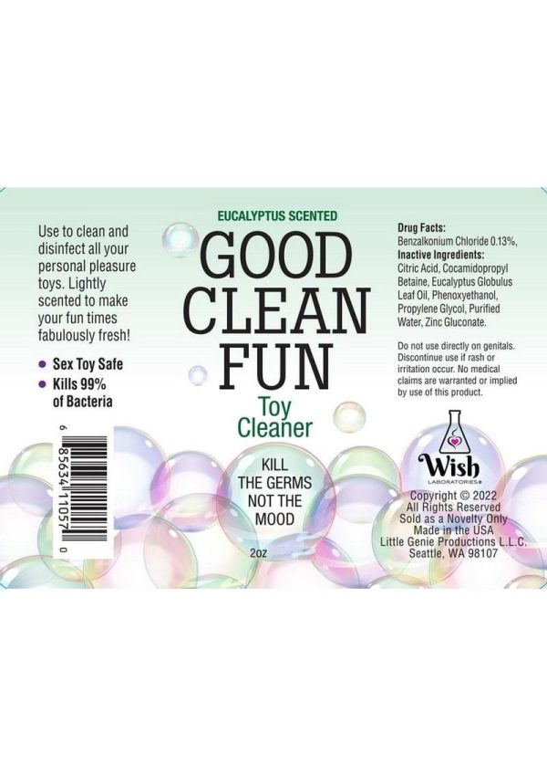 Good Clean Fun Toy Cleaning Spray Eucalyptus 2oz