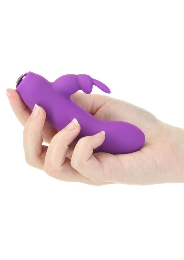 PowerBullet Alice`s Bunny Silicone Rechargeable Rabbit - Purple
