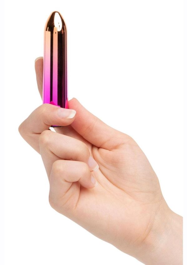 Nu Sensuelle Aluminium Point Rechargeable Warming Bullet - Rainbow