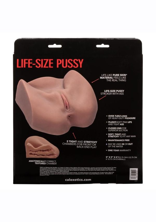 Stroke It Life-Size Masturbator - Pussy - Chocolate