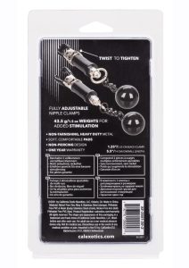 Nipple Grips Weighted Twist Nipple Clamps - Black