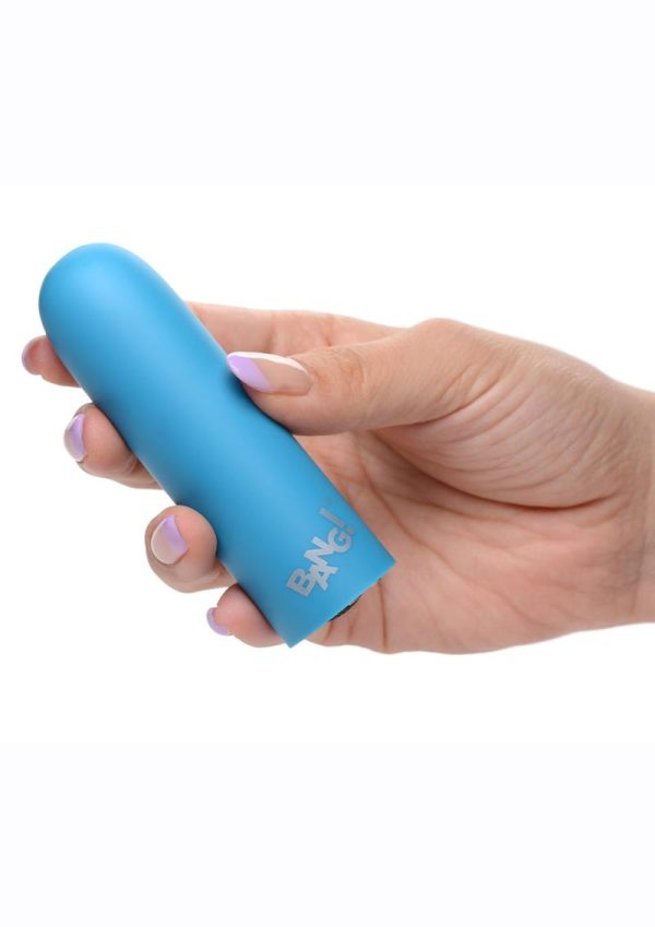 Bang! 10X Rechargeable Vibrating Bullet - Blue