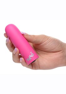 Bang! 10X Rechargeable Vibrating Bullet - Pink