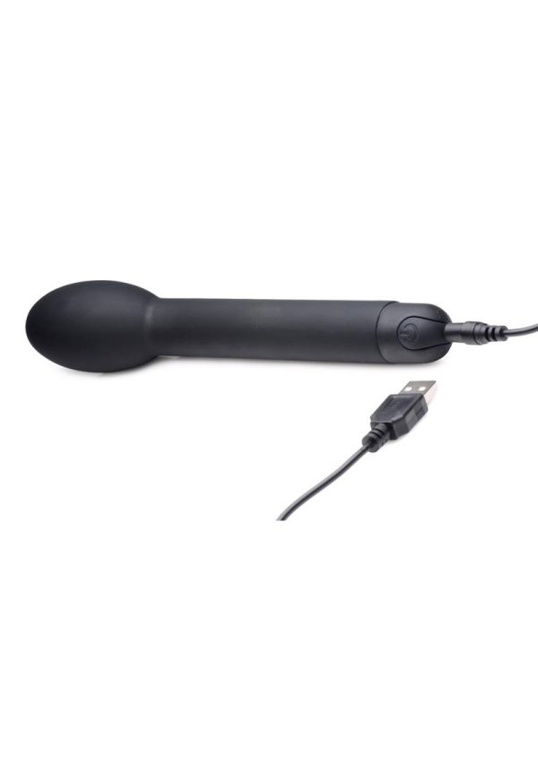 Bang! 10X Rechargeable Silicone G-Spot Vibrator - Black