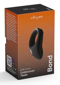 We-Vibe Bond Rechargeable Silicone Cock Ring with Remote Control - Black