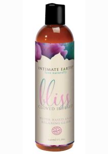 Intimate Earth Bliss Anal Relaxing Water Based Glide Lubricant 8oz