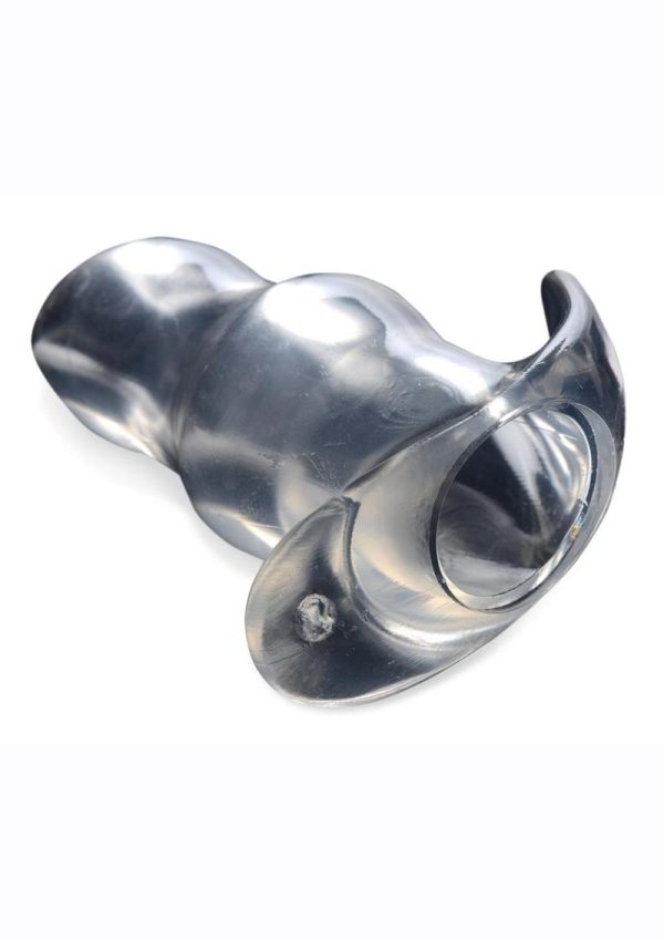 Master Series Clear View Hollow Anal Plug - Large