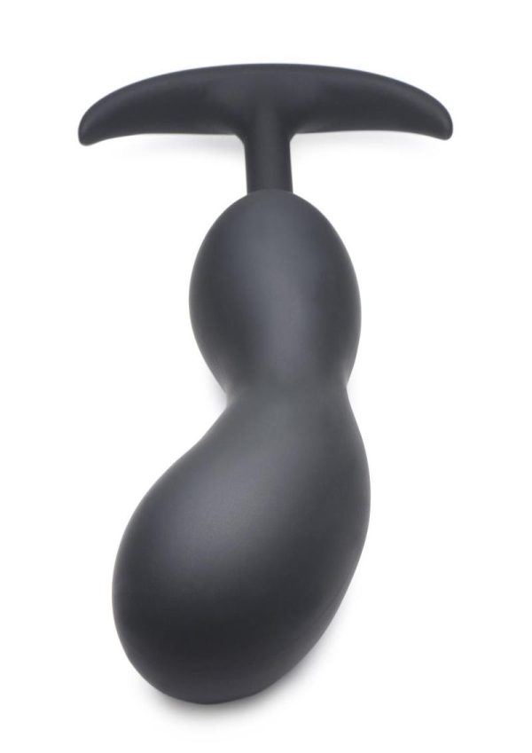 Heavy Hitters Comfort Plugs Silicone Anal Plug 8.2in - Black