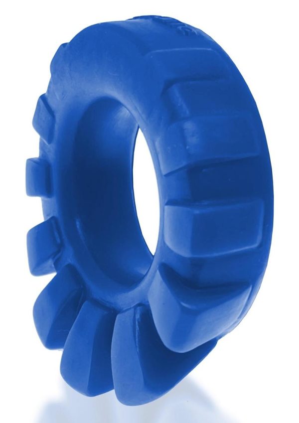 Cock-Lug Silicone Lugged Cock Ring - Marine Blue