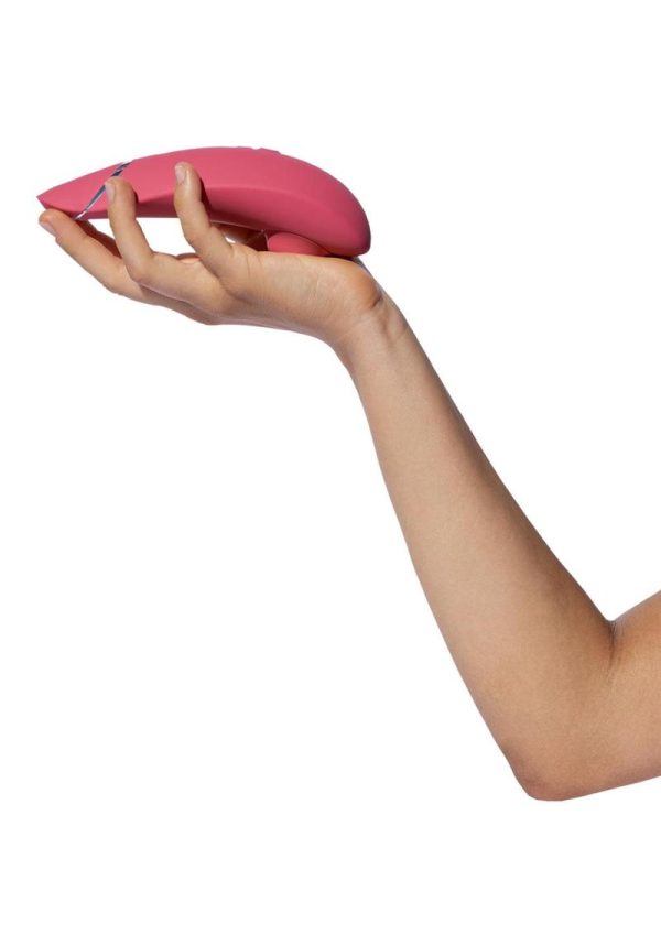 Womanizer Premium 2 Rechargeable Silicone Clitoral Stimulator - Raspberry