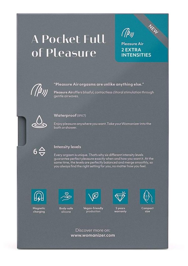 Womanizer Starlet 3 Rechargeable Silicone Clitoral Stimulator - Gray