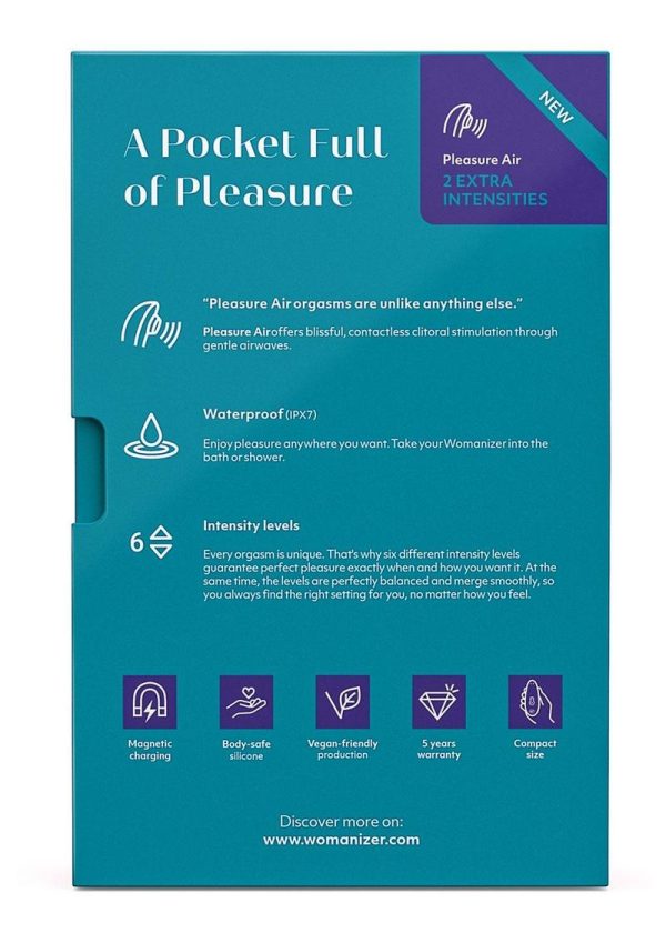 Womanizer Starlet 3 Rechargeable Silicone Clitoral Stimulator - Turquoise