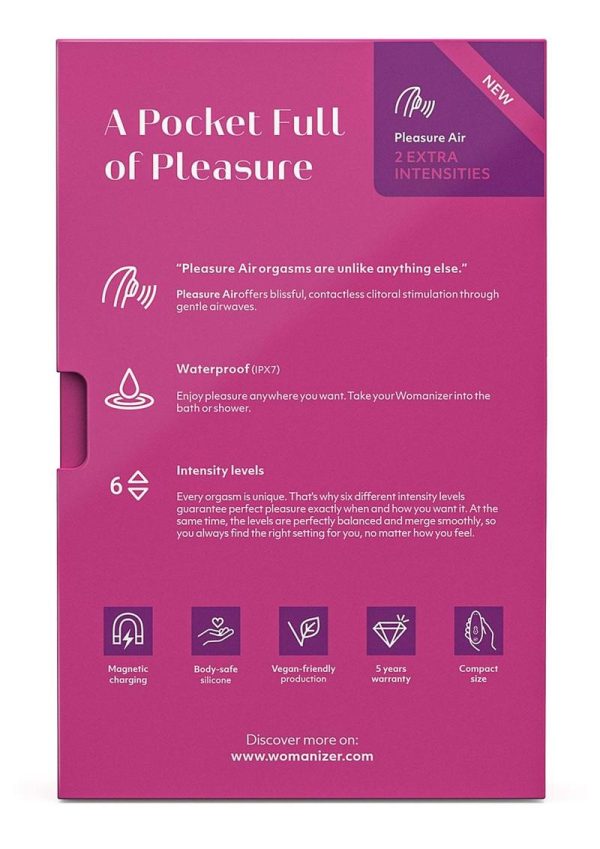 Womanizer Starlet 3 Rechargeable Silicone Clitoral Stimulator - Pink