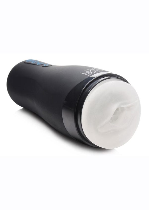 LoveBotz Handheld Milker Rechargeable 15X Sucking Masturbator - Black