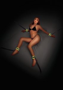 WhipSmart Glow in the Dark Bed Restraints with Adjustable Cuffs