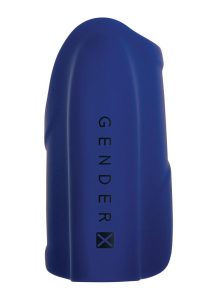 Gender X Ins and Outs Rechargeable Silicone Dildo and Stroker Set (2 piece) - Blue
