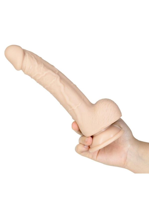 Addiction Tristan Silicone Realistic Dildo with Bonus Bullet 9in - Vanilla