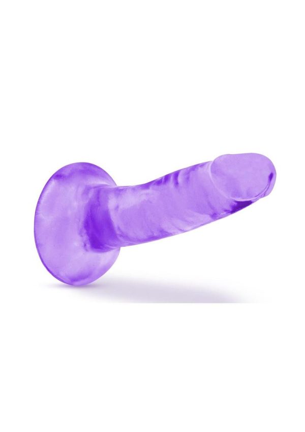 B Yours Plus Hard n` Happy Realistic Dildo 5.5in - Purple