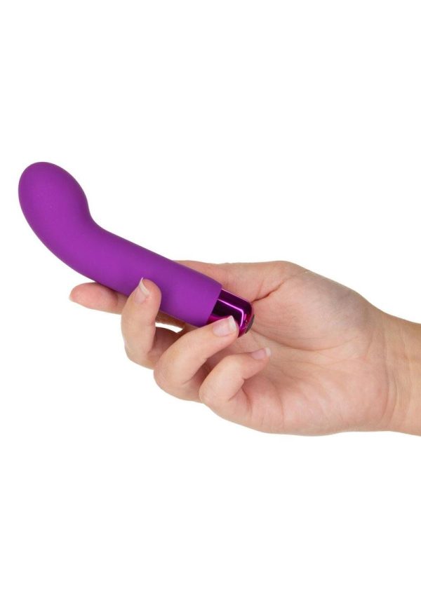 PowerBullet Sara`s Spot 10 Function Rechargeable Silicone Vibrating Bullet - Purple