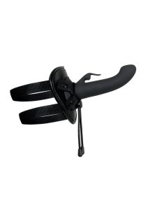 Heavenly Harness Kit Rechargeable Silicone Vibrator with Remote Control - Black