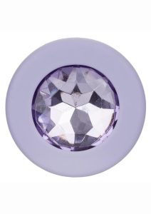 First Time Crystal Booty Kit Silicone Butt Plugs (3 piece) - Purple