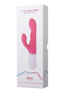 Lovense Nora App Compatible Rabbit Vibrator - Pink
