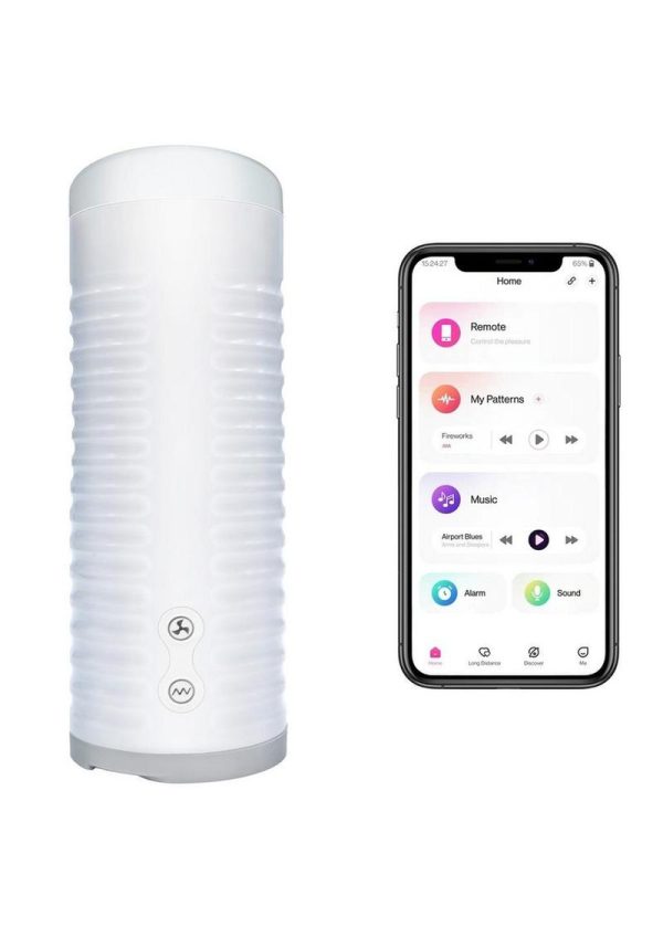 Lovense Max 2 App Compatible with Neutral-Shaped Sleeve - White