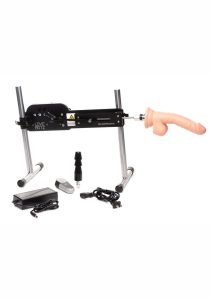 LoveBotz Deluxe Pro-Bang Sex Machine with Remote Control - Black