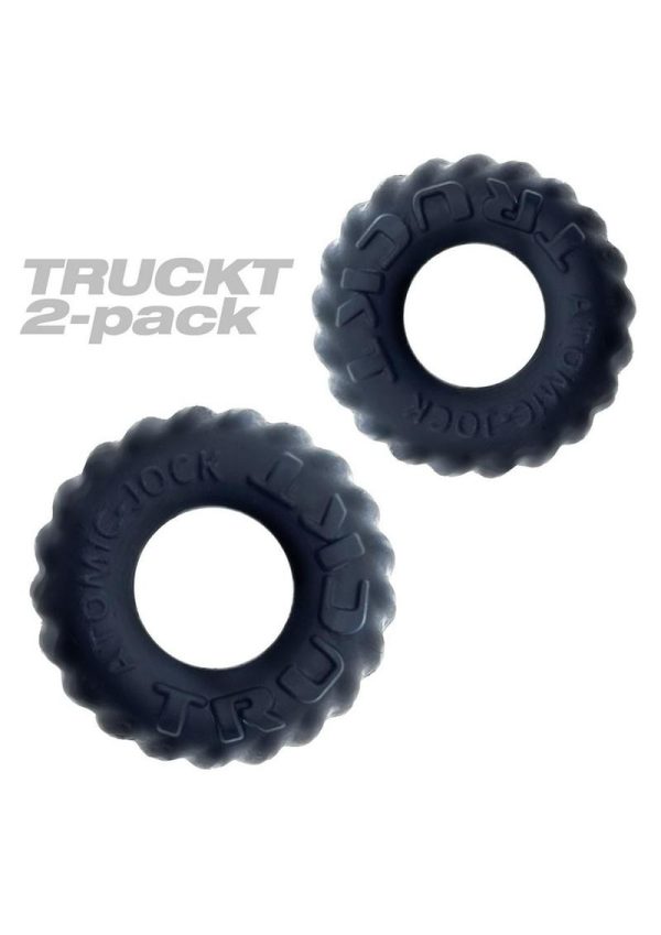 Oxballs Truckt Plus+ Silicone Cock Ring (2 pack) - Night Edition