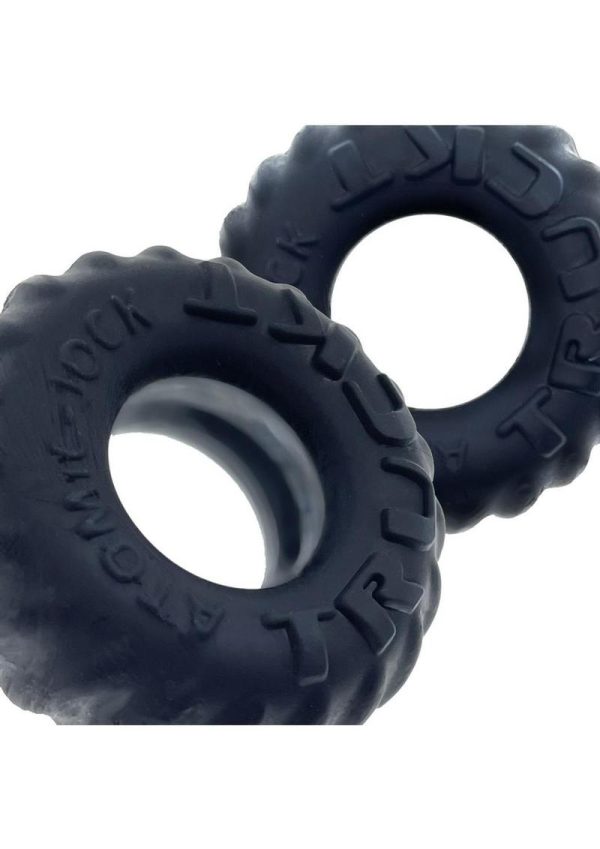 Oxballs Truckt Plus+ Silicone Cock Ring (2 pack) - Night Edition