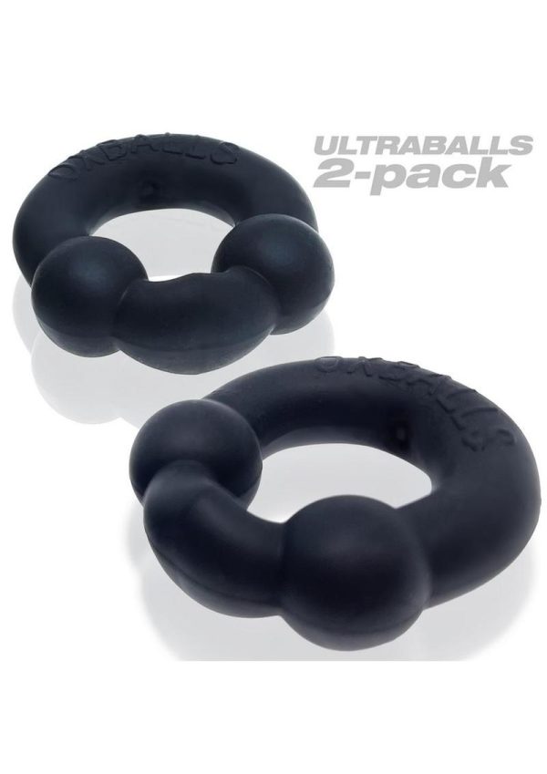 Oxballs Ultraballs Cock Ring Set (2 pack)- Night Edition