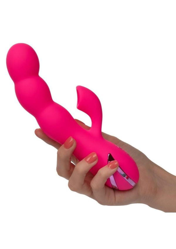 California Dreaming Oceanside Orgasm Rechargeable Silicone Clitoral Stimulator - Pink