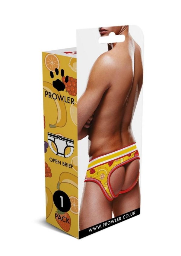 Prowler Fruits Open Brief - XL - Yellow