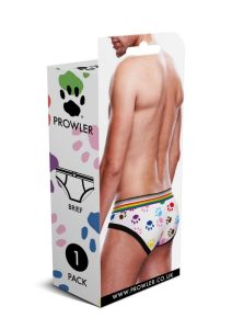Prowler Pride Paw Brief - XXL - Rainbow