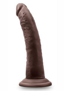 Au Naturel Jack Dildo with Suction Cup 7in - Chocolate