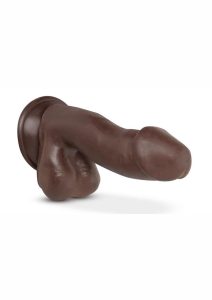 Au Naturel Troy Dildo 6in - Chocolate