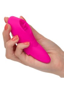 Lock-N-Play Flicker Rechargeable Silicone Panty Vibrator with Remote Control - Pink