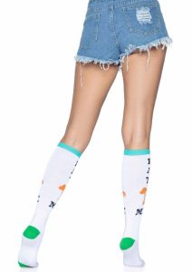 Leg Avenue Eat Me Knee Highs - OS - Multicolor