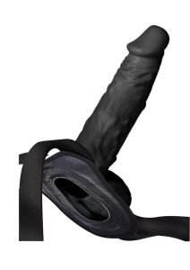 Erection Assistant Hollow Strap-On 9.5in - Black