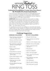 Let`s Get F`d Up Ring Toss Game
