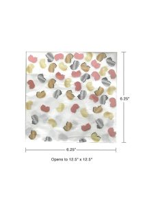 Glitterati Boobie Party Napkins (8 per Pack) - Multicolor