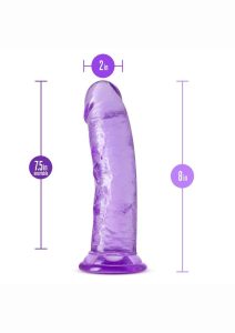 B Yours Plus Roar n` Ride Realistic Dildo 8in - Purple