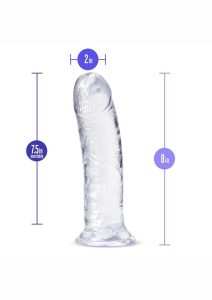 B Yours Plus Roar n` Ride Realistic Dildo 8in - Clear