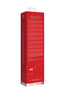 Ouch! Introductory Bondage Kit #6 (6 piece kit) - Red