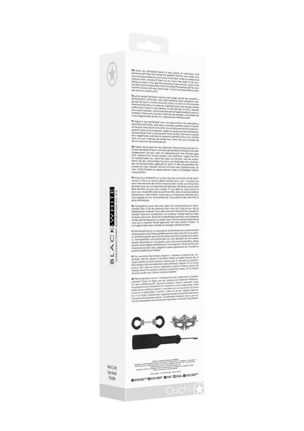 Ouch! introductory Bondage Kit #3 - Black