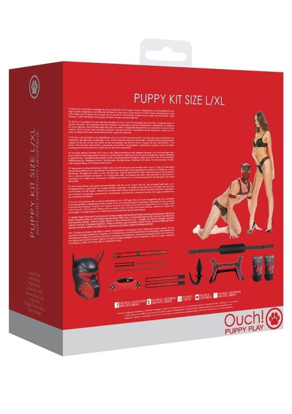 Ouch! Neoprene Puppy Kit L/XL - Red