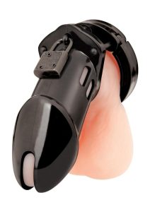 Acrylic See-thru Chastity Cage - Black