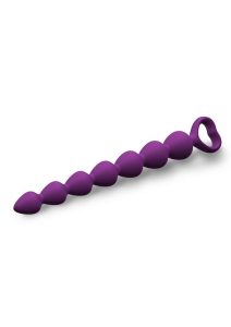 Bing Bang Silicone Anal Beads - Small - Purple Rain