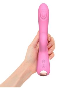 Bunny and Clyde Rechargeable Silicone Rabbit Vibrator - Pink Passion